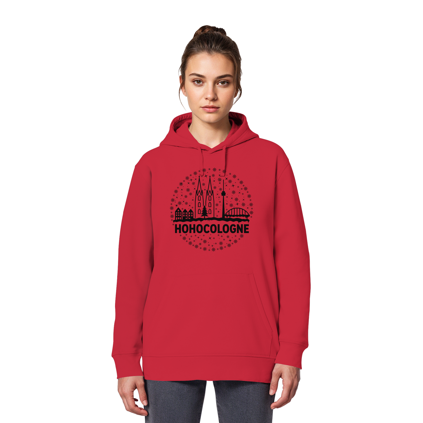 HOHOCologne Druck - Organic Basic Hoodie