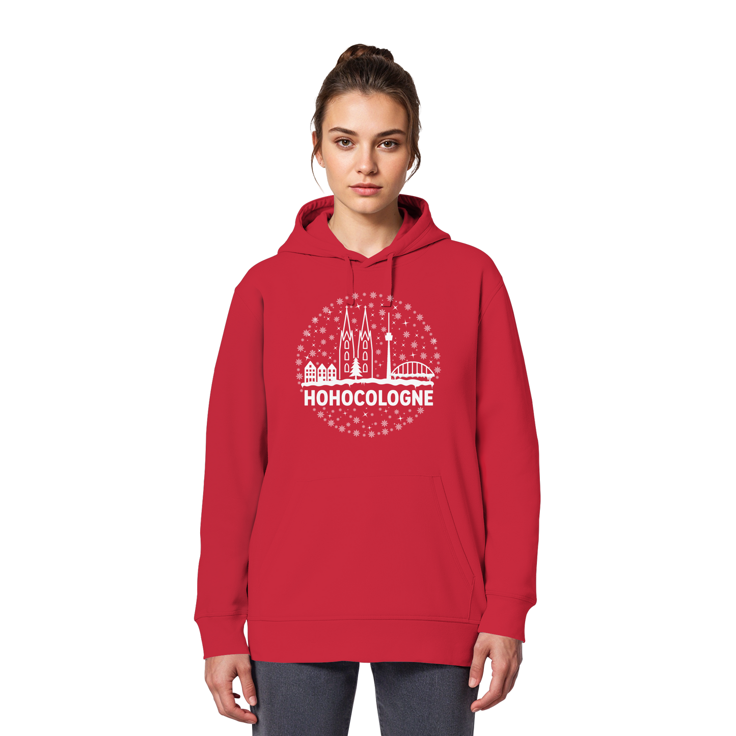 HOHOCologne Druck - Organic Basic Hoodie