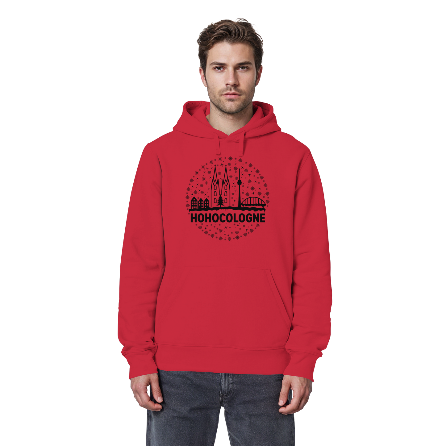 HOHOCologne Druck - Organic Basic Hoodie