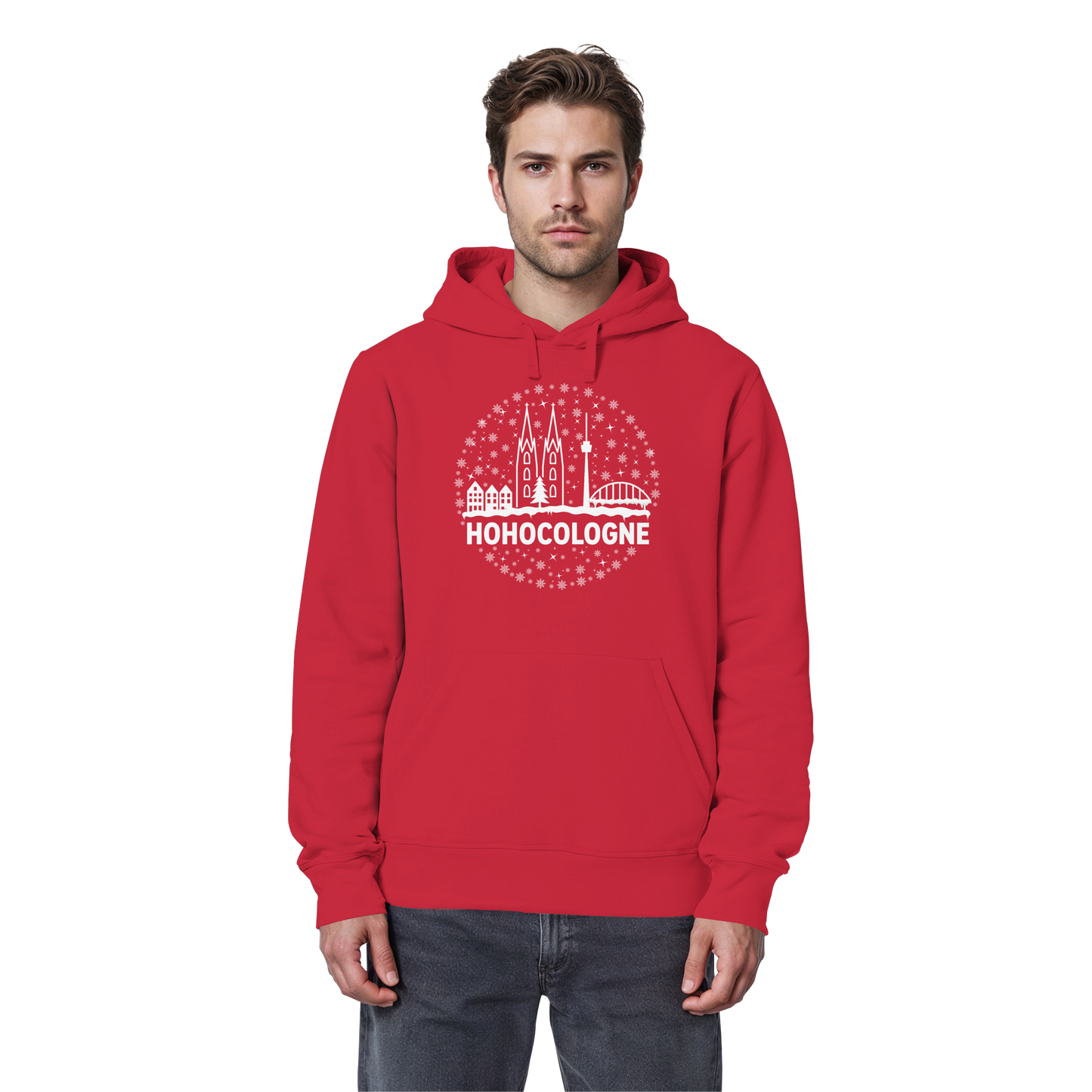 HOHOCologne Druck - Organic Basic Hoodie