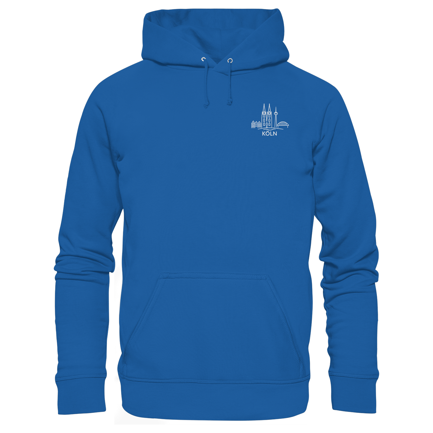 Köln Skyline Stick - Organic Basic Hoodie