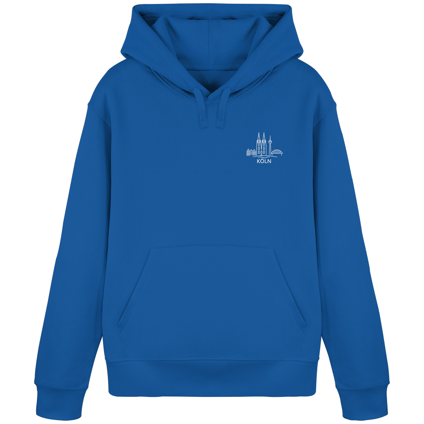 Köln Skyline Stick - Organic Basic Hoodie