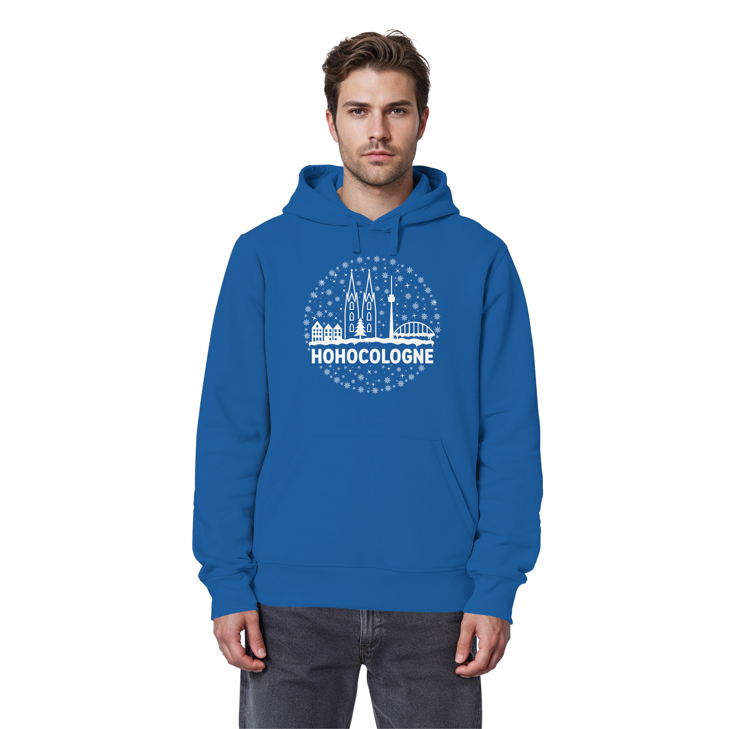 HOHOCologne Druck - Organic Basic Hoodie