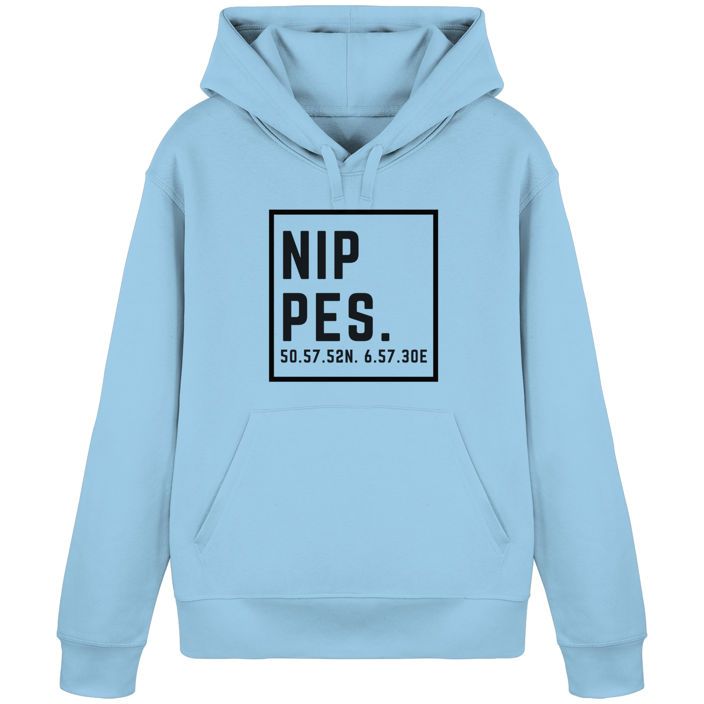 Nippes Koordinaten (großer Druck auf der Brust) - Organic Basic Hoodie