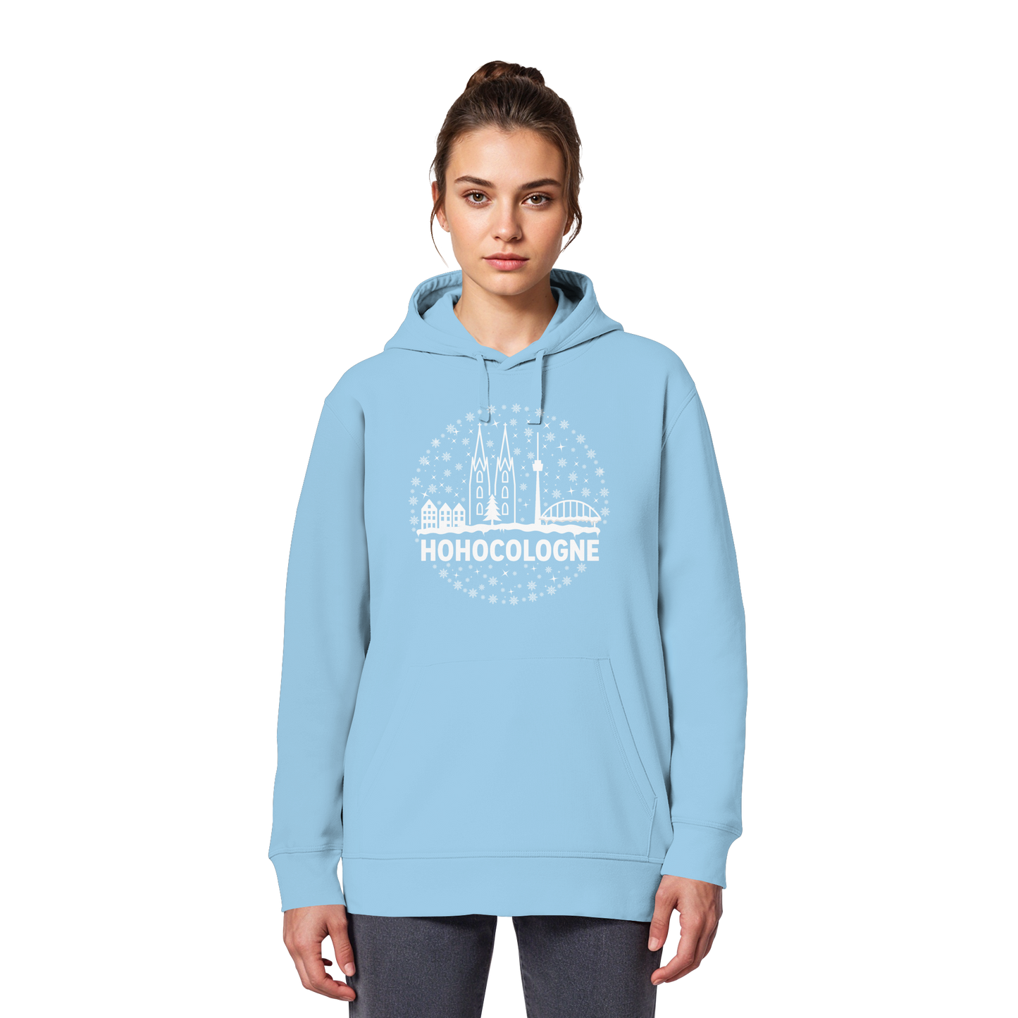 HOHOCologne Druck - Organic Basic Hoodie