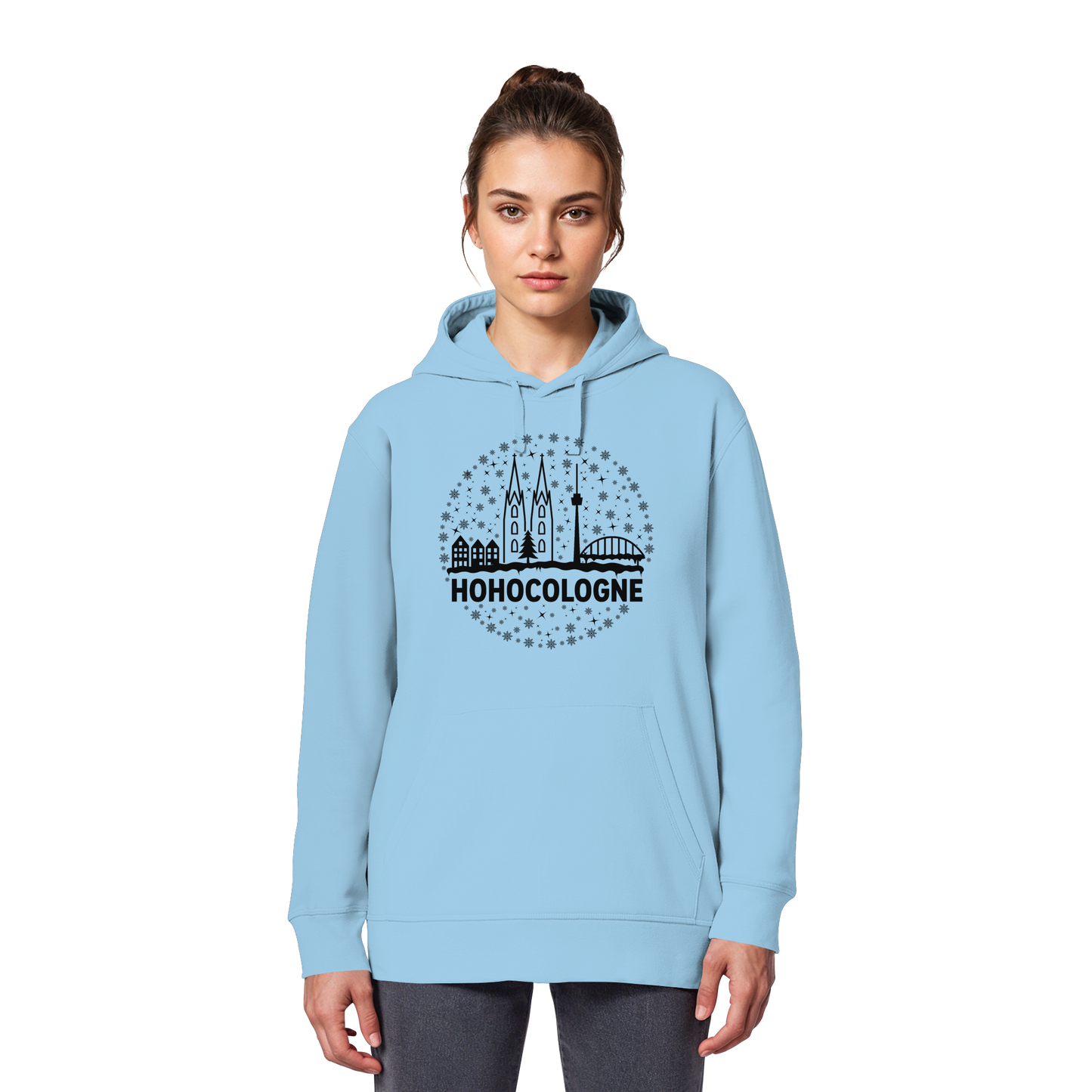 HOHOCologne Druck - Organic Basic Hoodie