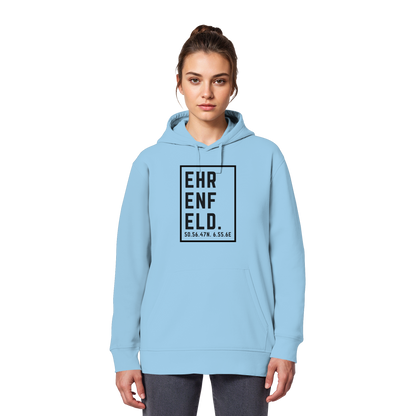 Ehrenfeld Koordinaten (großer Druck auf der Brust) - Organic Basic Hoodie