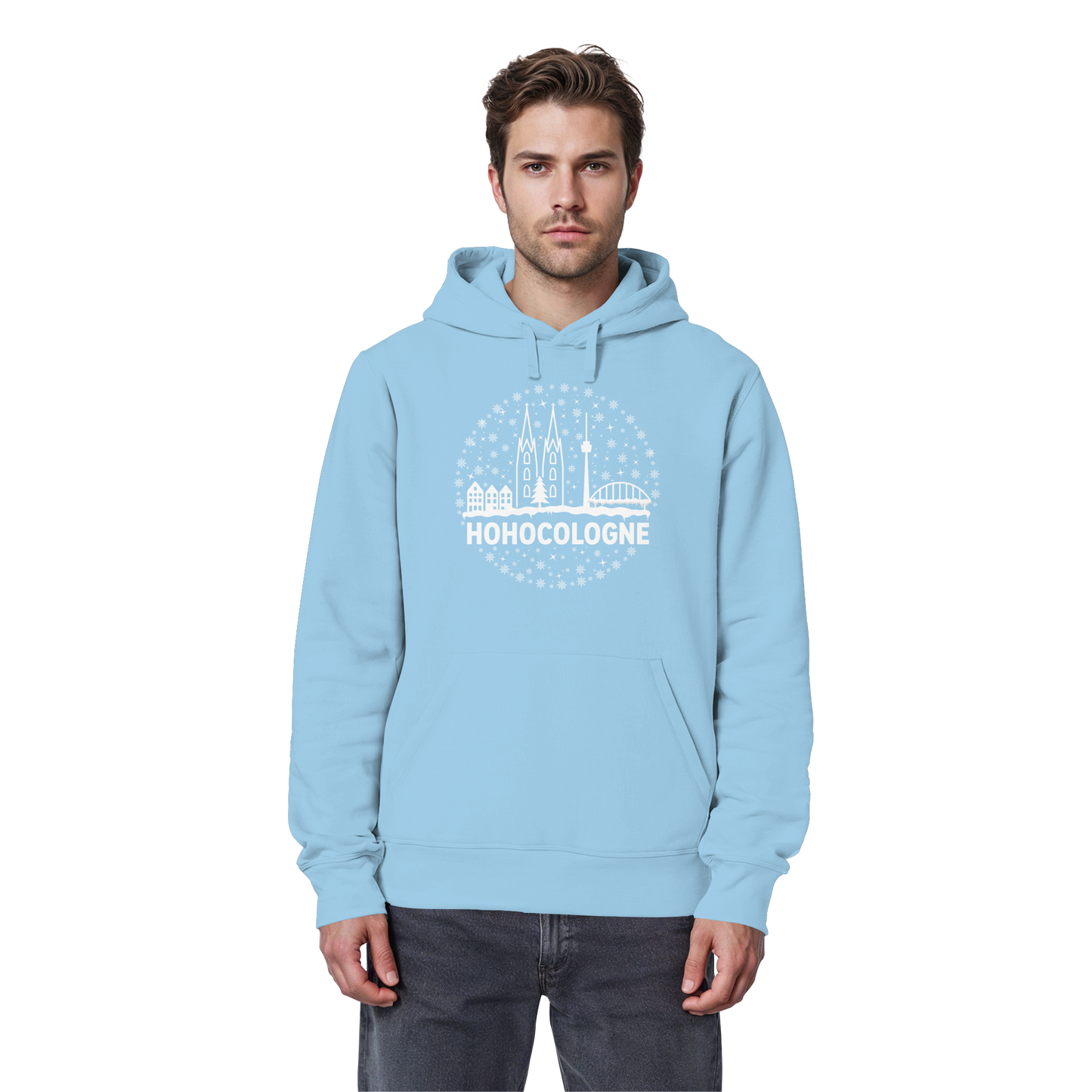 HOHOCologne Druck - Organic Basic Hoodie