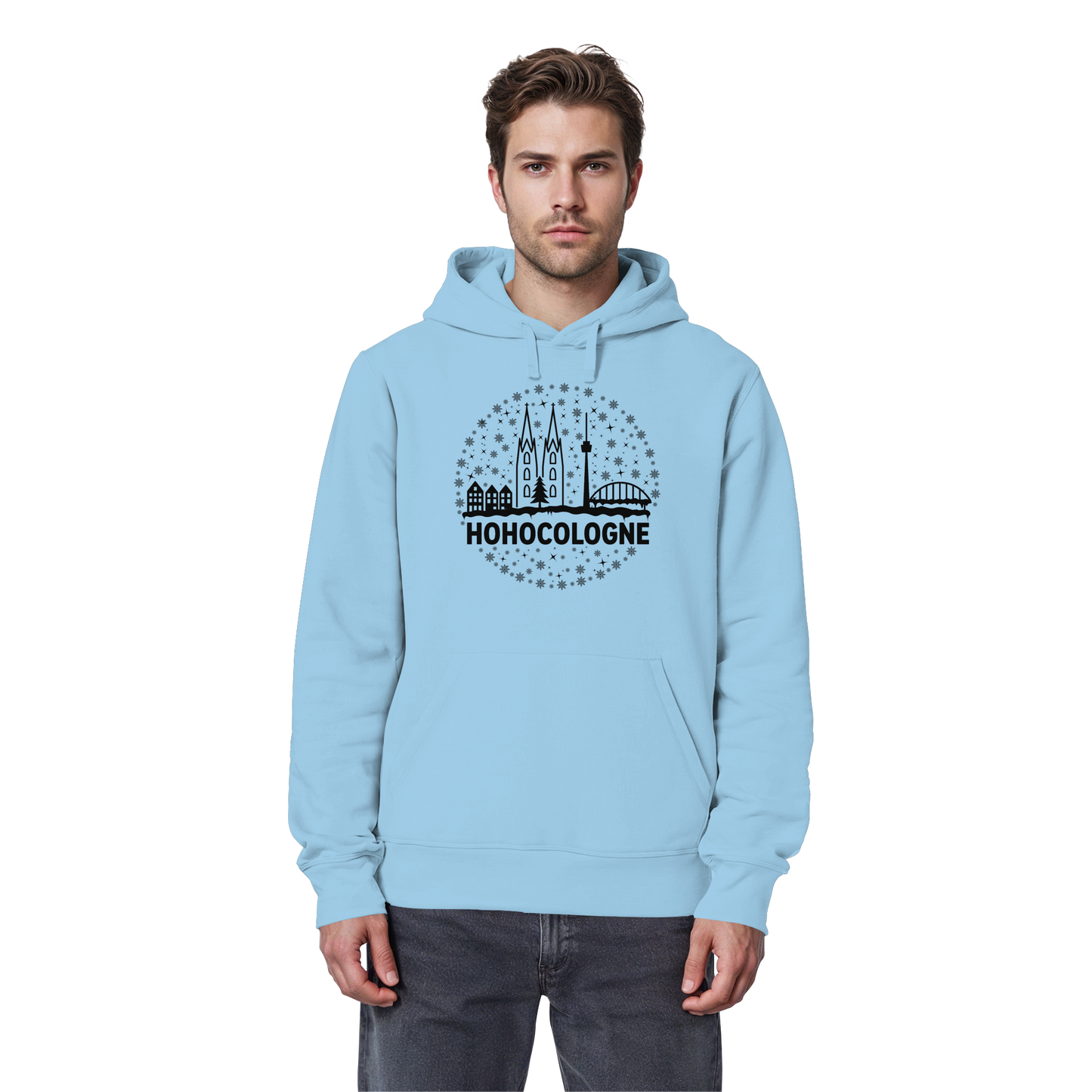 HOHOCologne Druck - Organic Basic Hoodie