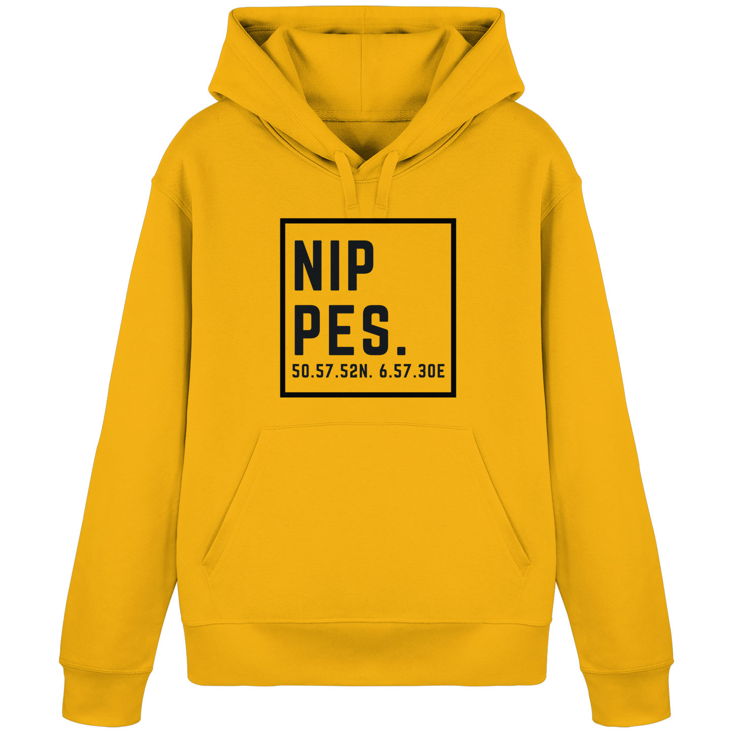 Nippes Koordinaten (großer Druck auf der Brust) - Organic Basic Hoodie