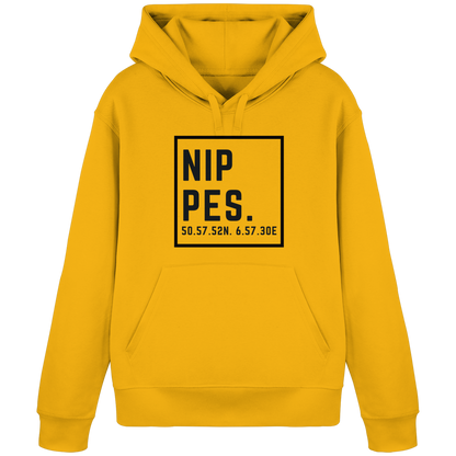 Nippes Koordinaten (großer Druck auf der Brust) - Organic Basic Hoodie