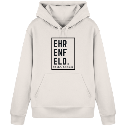 Ehrenfeld Koordinaten (großer Druck auf der Brust) - Organic Basic Hoodie