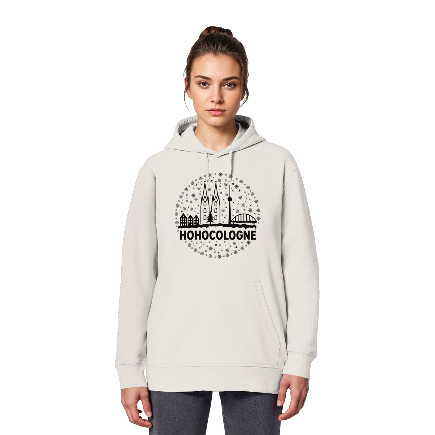 HOHOCologne Druck - Organic Basic Hoodie