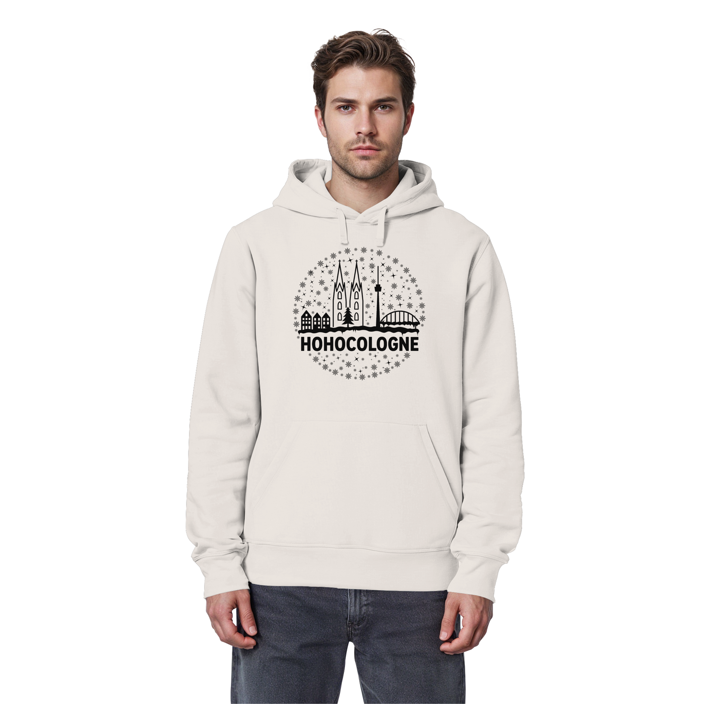 HOHOCologne Druck - Organic Basic Hoodie
