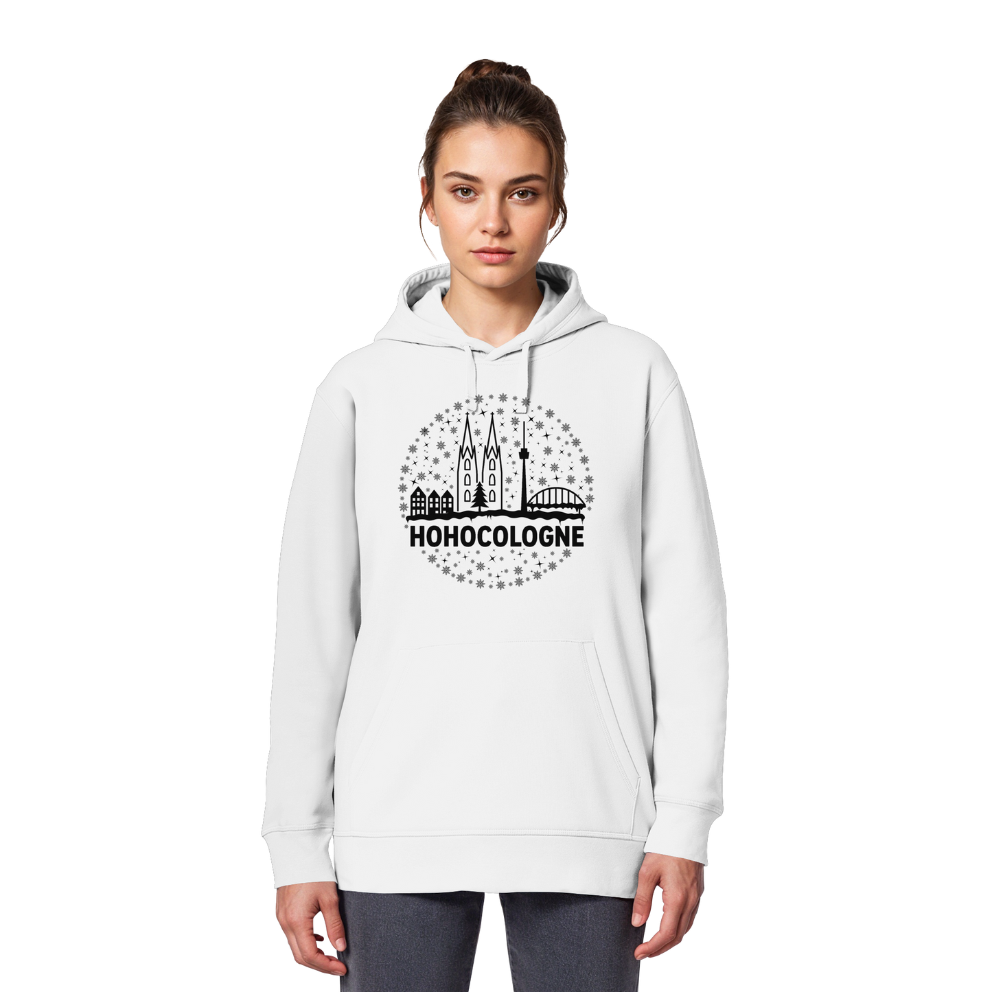 HOHOCologne Druck - Organic Basic Hoodie