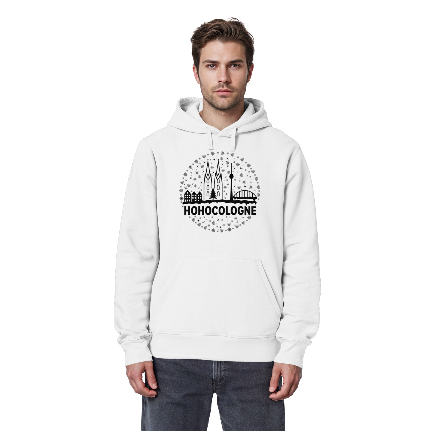 HOHOCologne Druck - Organic Basic Hoodie
