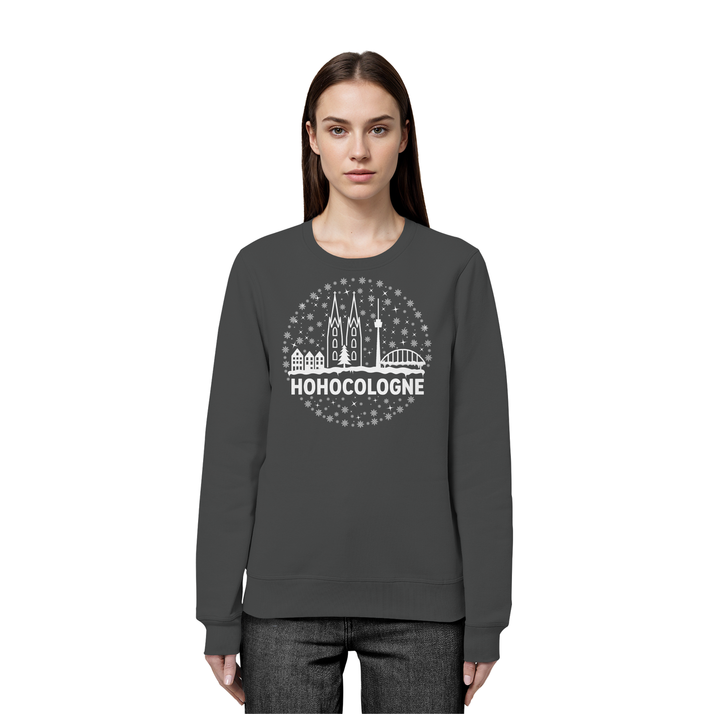 HOHOCologne Druck - Organic Basic Unisex Sweatshirt