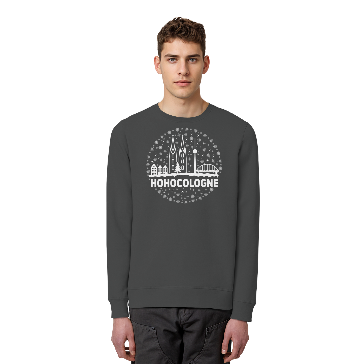 HOHOCologne Druck - Organic Basic Unisex Sweatshirt