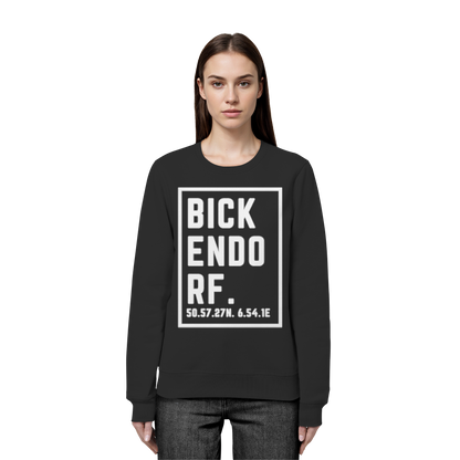 Bickendorf Koordinaten (großer Druck auf der Brust) - Organic Basic Unisex Sweatshirt