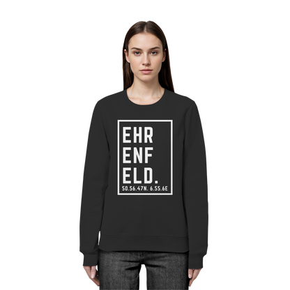 Ehrenfeld Koordinaten (großer Druck auf der Brust) - Organic Basic Unisex Sweatshirt