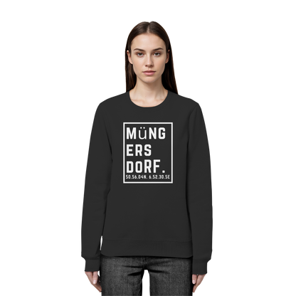 Müngersdorf Koordinaten (großer Druck auf der Brust) - Organic Basic Unisex Sweatshirt