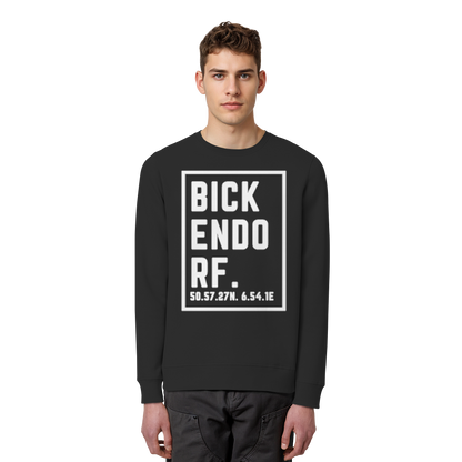 Bickendorf Koordinaten (großer Druck auf der Brust) - Organic Basic Unisex Sweatshirt