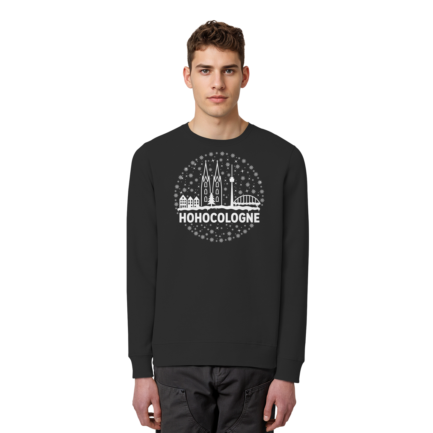 HOHOCologne Druck - Organic Basic Unisex Sweatshirt