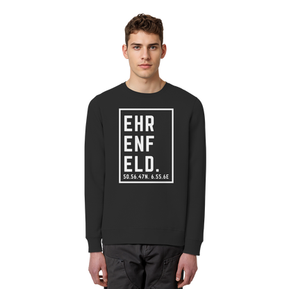Ehrenfeld Koordinaten (großer Druck auf der Brust) - Organic Basic Unisex Sweatshirt
