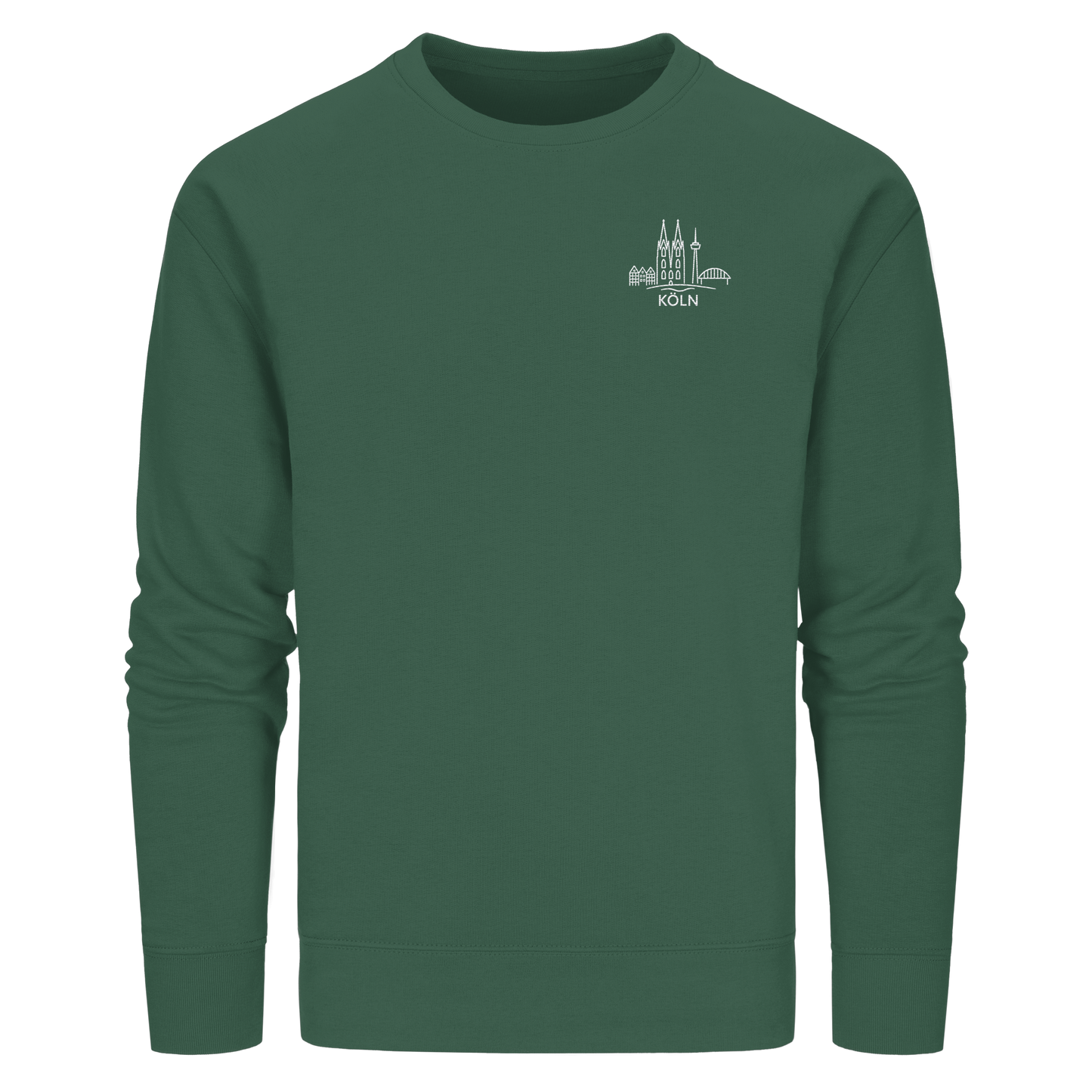Köln Skyline Stick - Organic Basic Unisex Sweatshirt