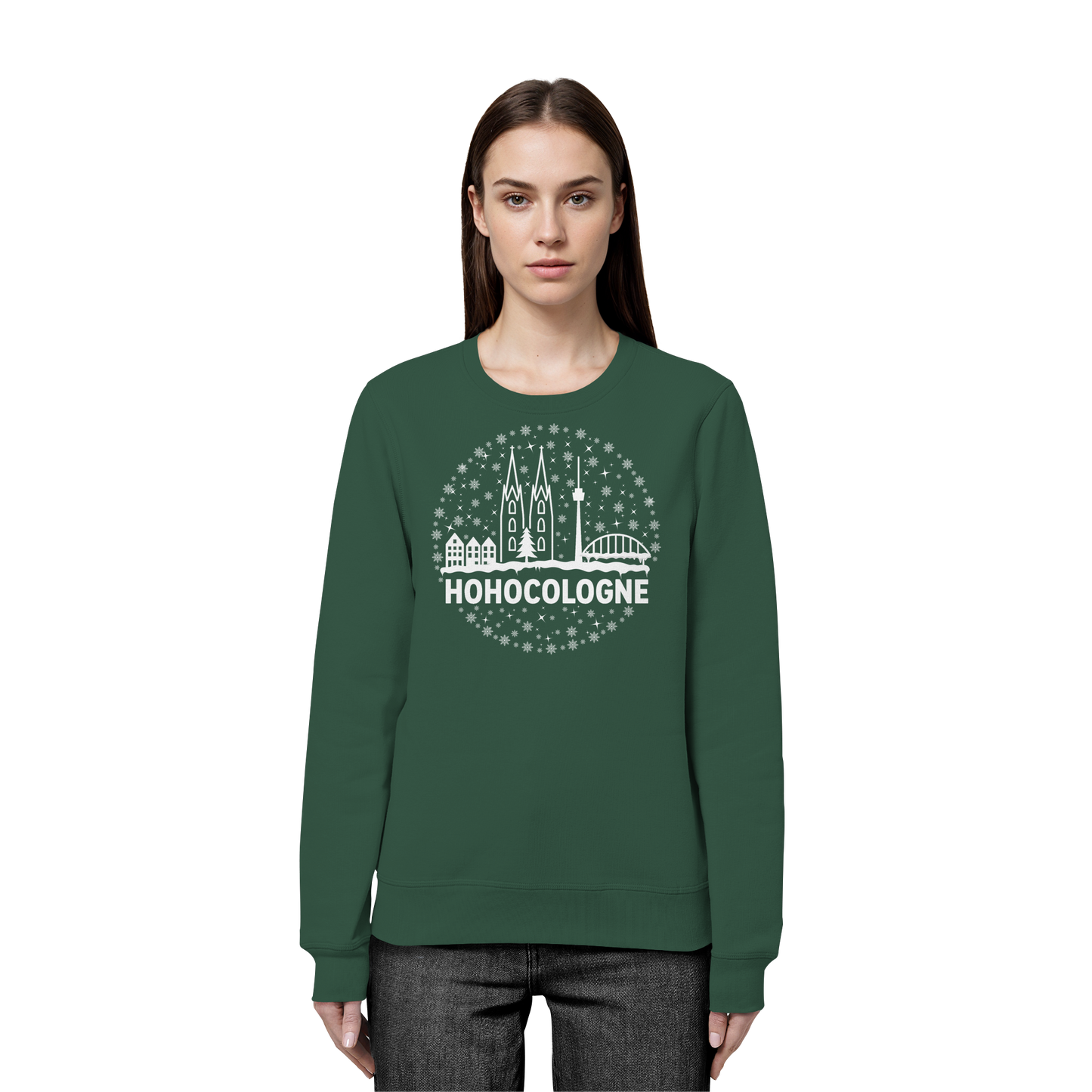 HOHOCologne Druck - Organic Basic Unisex Sweatshirt
