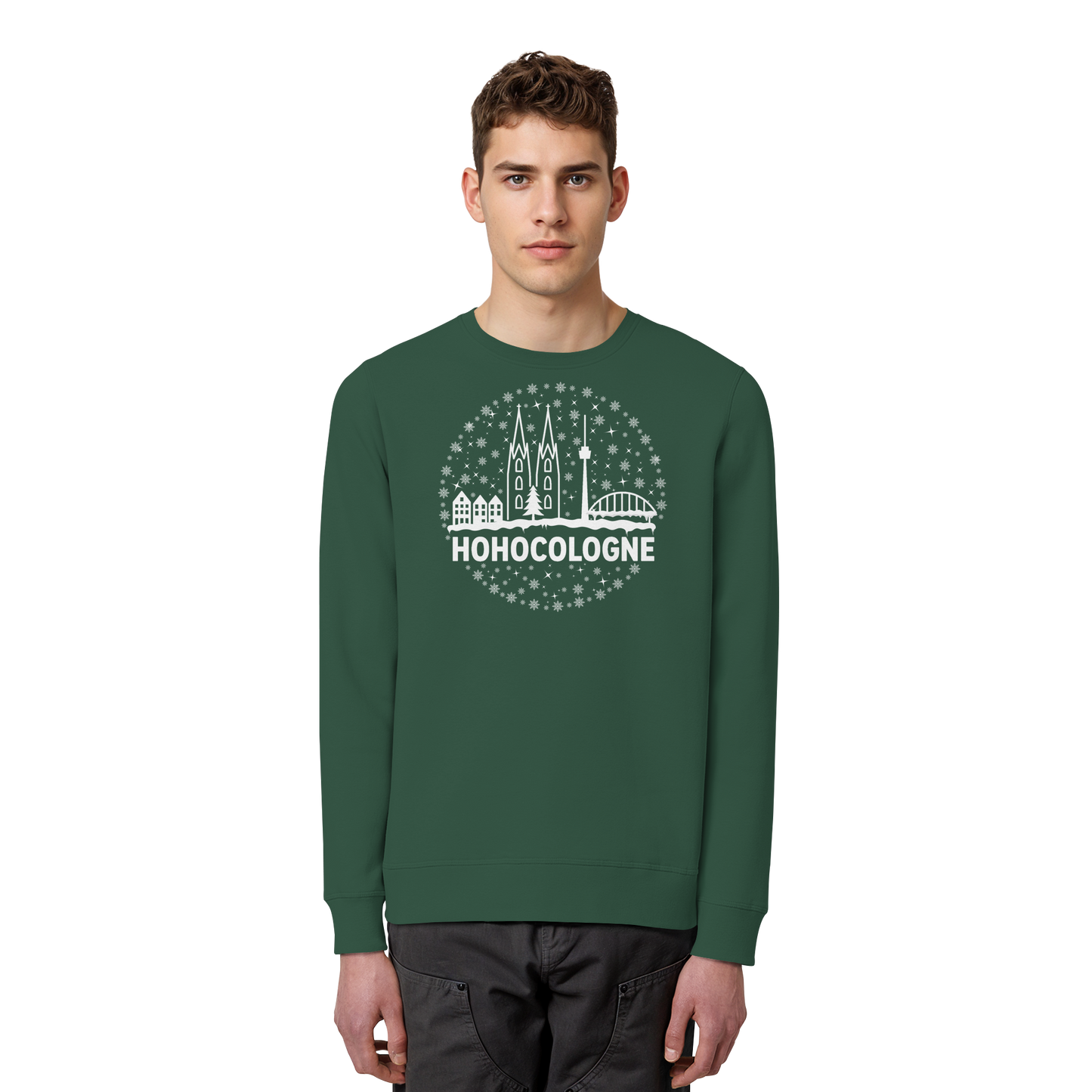 HOHOCologne Druck - Organic Basic Unisex Sweatshirt