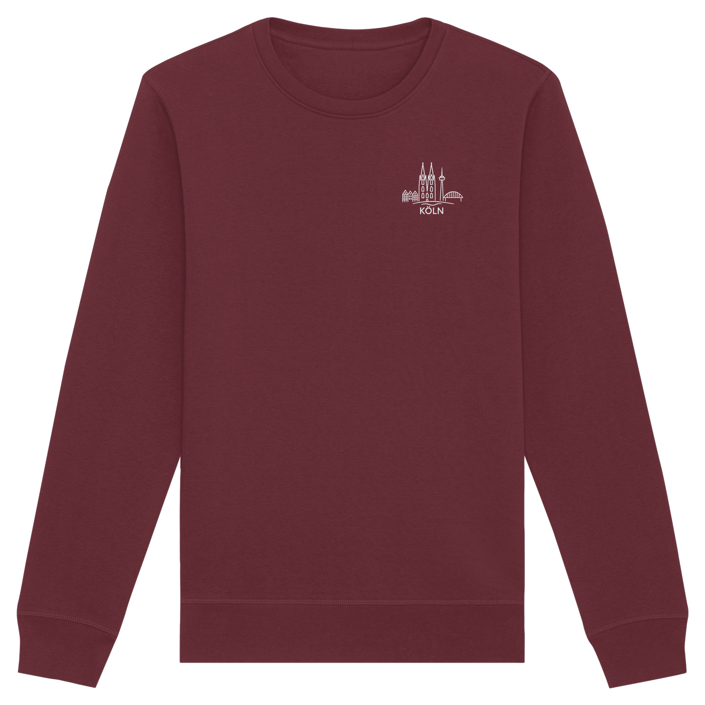 Köln Skyline Stick - Organic Basic Unisex Sweatshirt
