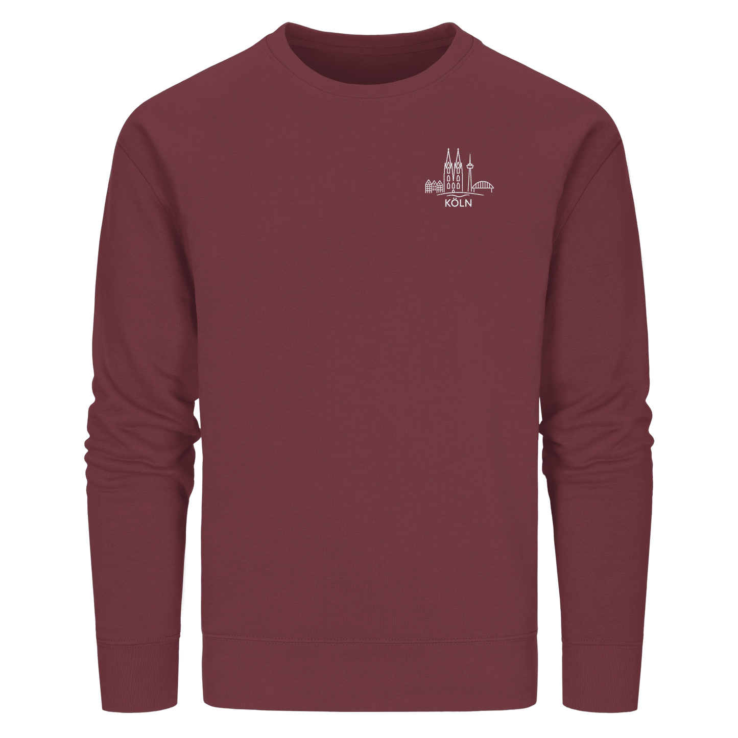 Köln Skyline Stick - Organic Basic Unisex Sweatshirt