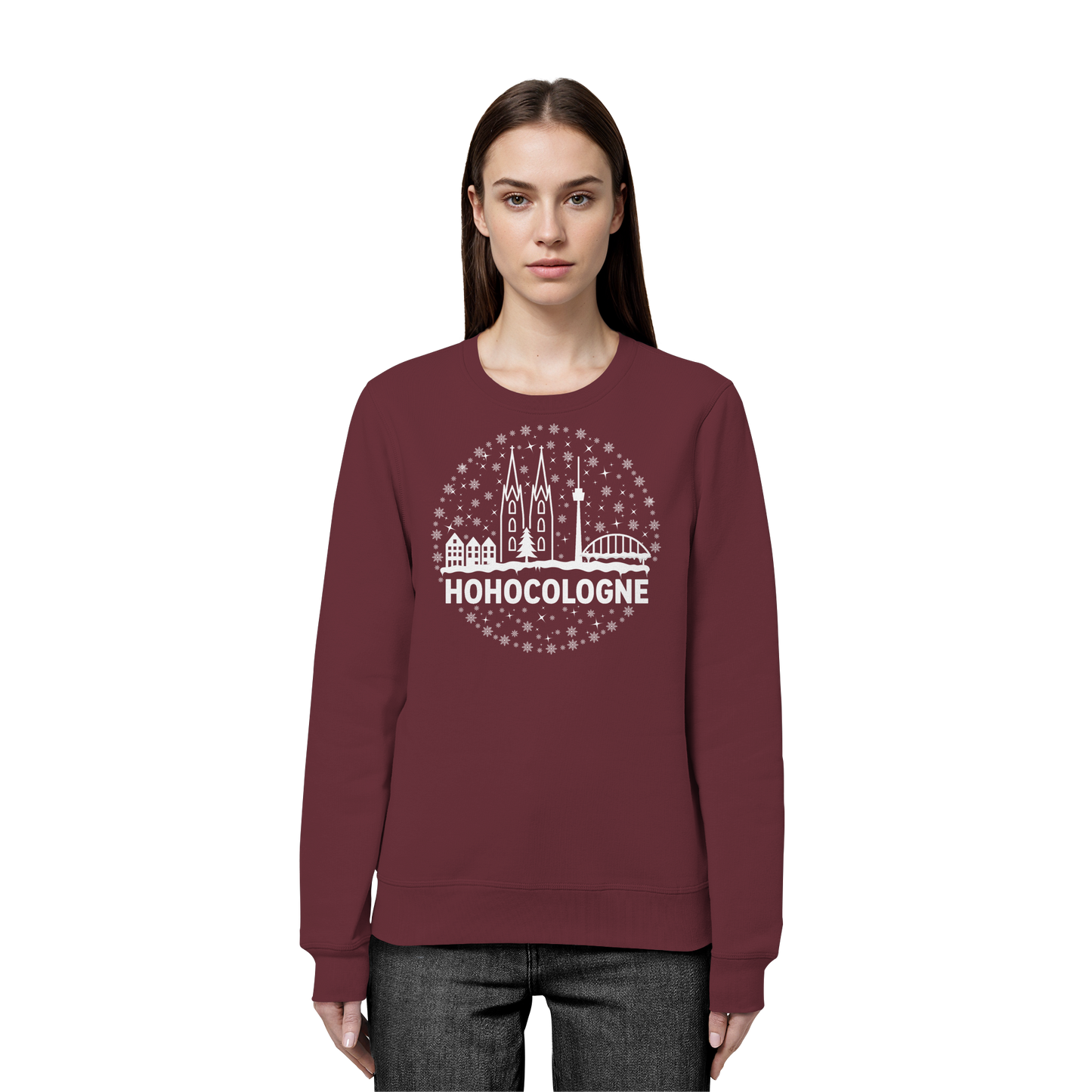 HOHOCologne Druck - Organic Basic Unisex Sweatshirt