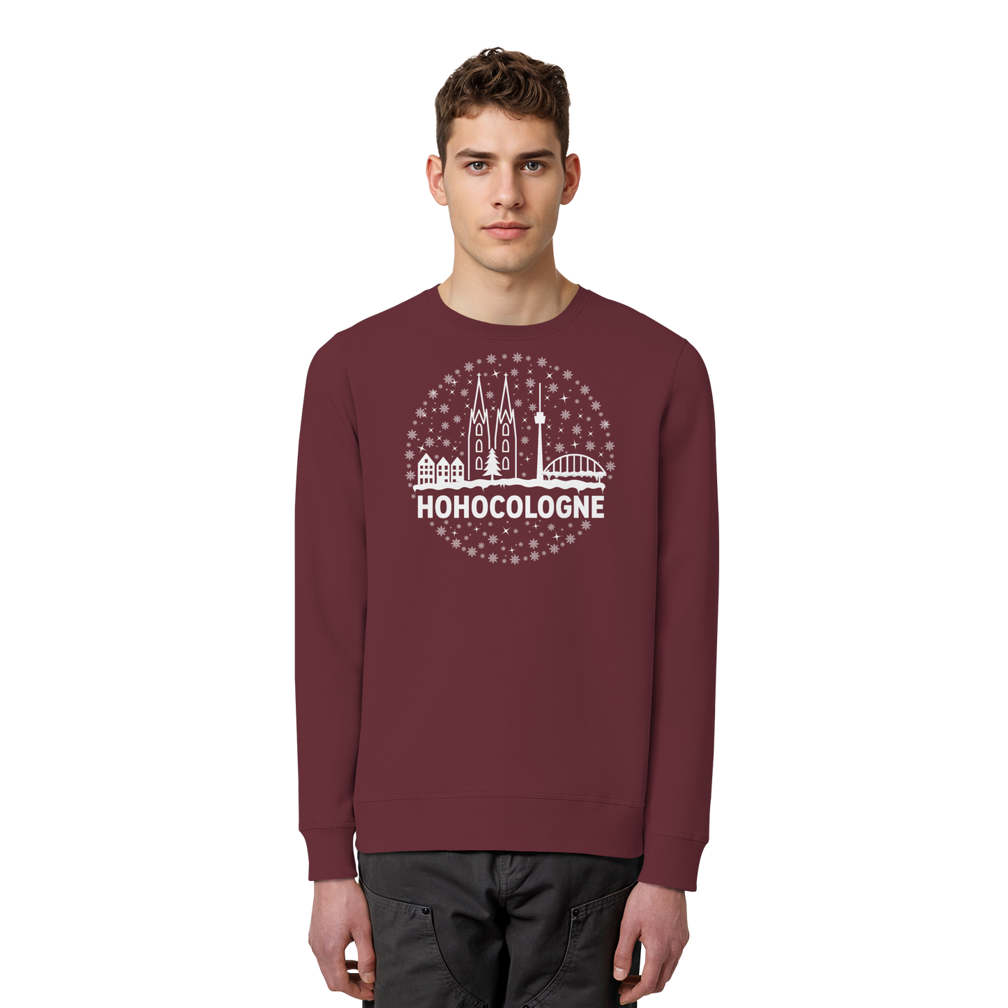 HOHOCologne Druck - Organic Basic Unisex Sweatshirt