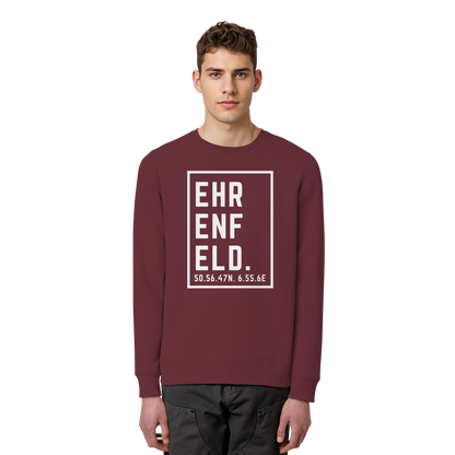 Ehrenfeld Koordinaten (großer Druck auf der Brust) - Organic Basic Unisex Sweatshirt