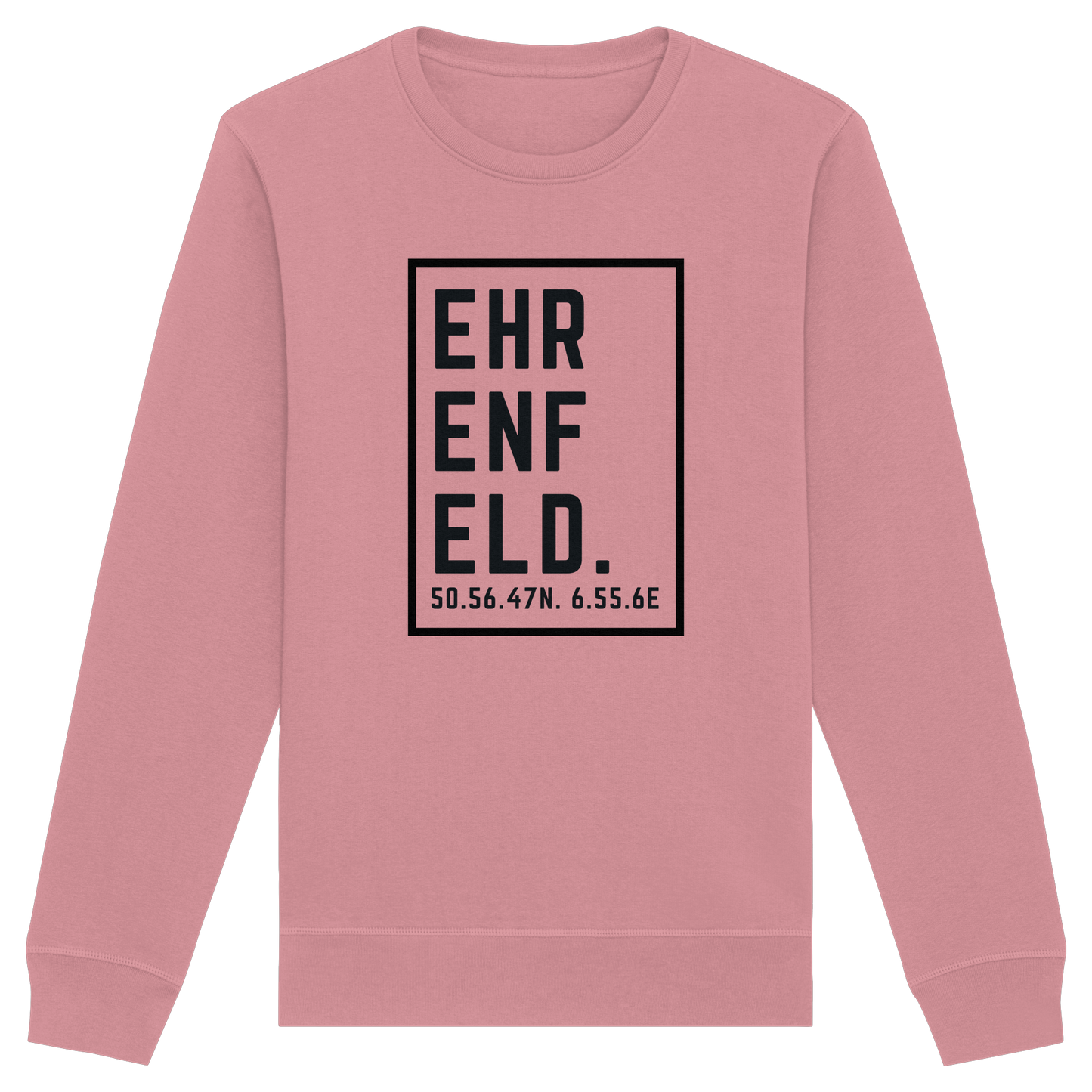 Ehrenfeld Koordinaten (großer Druck auf der Brust) - Organic Basic Unisex Sweatshirt