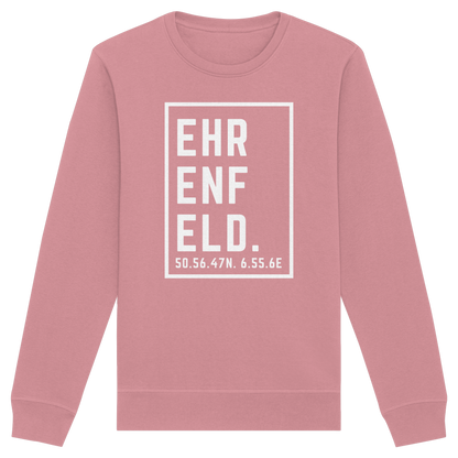 Ehrenfeld Koordinaten (großer Druck auf der Brust) - Organic Basic Unisex Sweatshirt