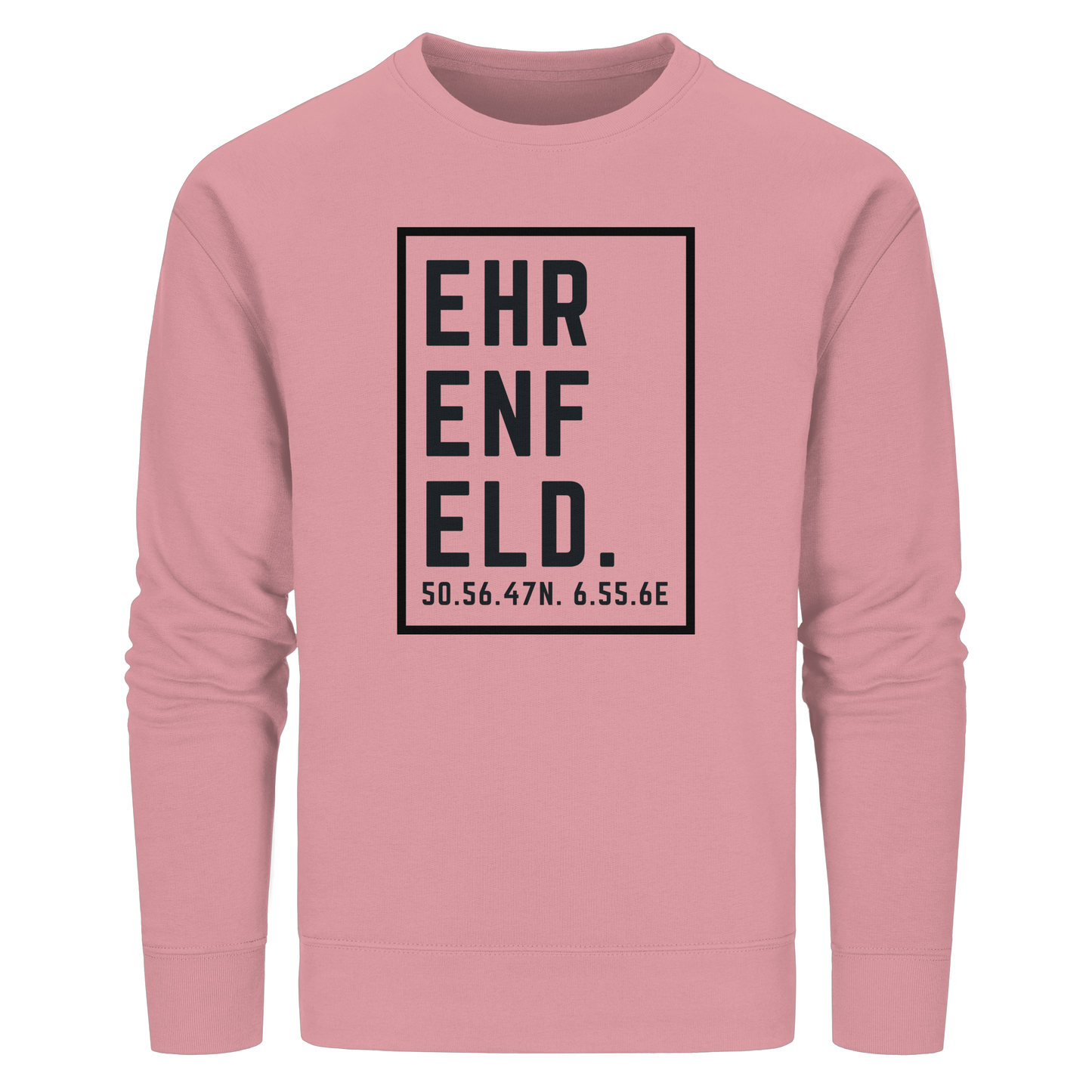 Ehrenfeld Koordinaten (großer Druck auf der Brust) - Organic Basic Unisex Sweatshirt