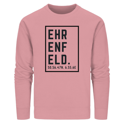 Ehrenfeld Koordinaten (großer Druck auf der Brust) - Organic Basic Unisex Sweatshirt
