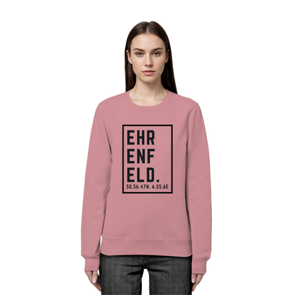 Ehrenfeld Koordinaten (großer Druck auf der Brust) - Organic Basic Unisex Sweatshirt