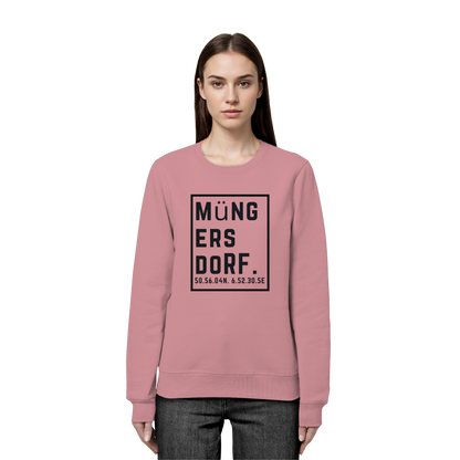 Müngersdorf Koordinaten (großer Druck auf der Brust) - Organic Basic Unisex Sweatshirt