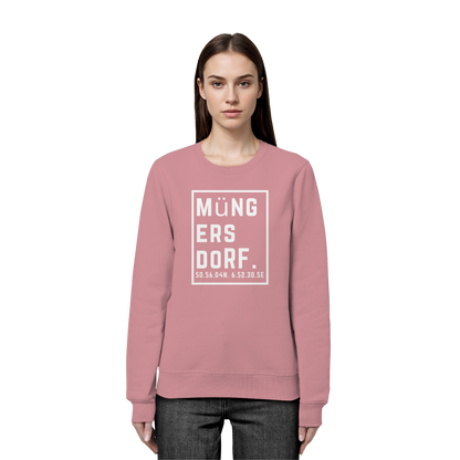 Müngersdorf Koordinaten (großer Druck auf der Brust) - Organic Basic Unisex Sweatshirt