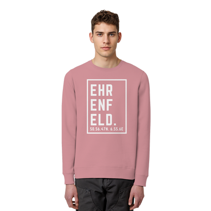 Ehrenfeld Koordinaten (großer Druck auf der Brust) - Organic Basic Unisex Sweatshirt
