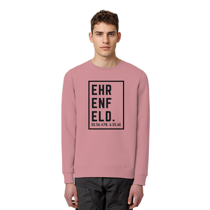 Ehrenfeld Koordinaten (großer Druck auf der Brust) - Organic Basic Unisex Sweatshirt