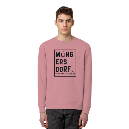 Müngersdorf Koordinaten (großer Druck auf der Brust) - Organic Basic Unisex Sweatshirt