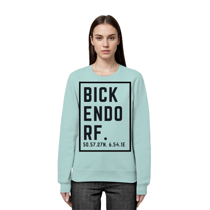 Bickendorf Koordinaten (großer Druck auf der Brust) - Organic Basic Unisex Sweatshirt
