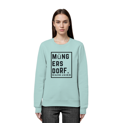Müngersdorf Koordinaten (großer Druck auf der Brust) - Organic Basic Unisex Sweatshirt