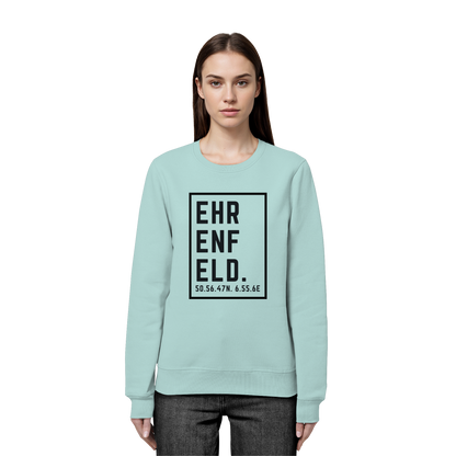 Ehrenfeld Koordinaten (großer Druck auf der Brust) - Organic Basic Unisex Sweatshirt