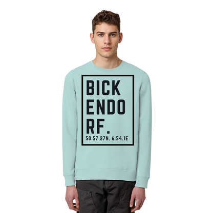 Bickendorf Koordinaten (großer Druck auf der Brust) - Organic Basic Unisex Sweatshirt